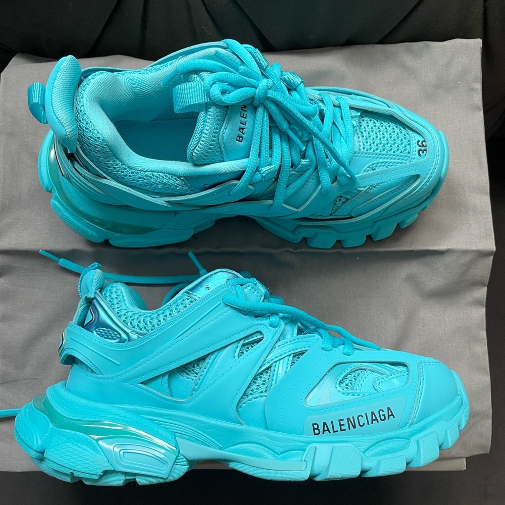 Balenciaga Track Sneaker ( Women ) Color - Turquoise - Picture 6 of 12